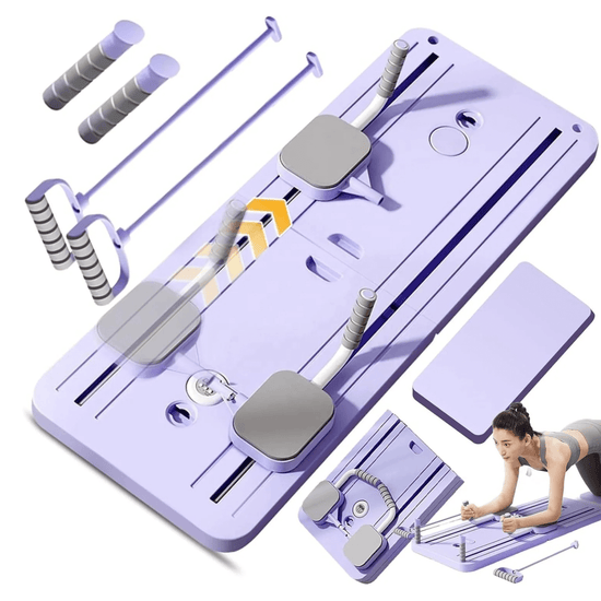 Multifunctional Abdominal Board with accessories for full-body workouts, designed for stability and effective exercise.