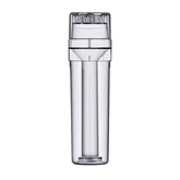 All in One Tobacco Grinder – Grind. Fill. Go. sleek transparent design for efficient tobacco grinding.