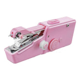 Pink Handheld Sewing Machine for quick and easy repairs, perfect for travel and fast fixes anywhere.