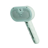 Pet Steam Brush for grooming and detangling pets with a comfortable handle for easy use.