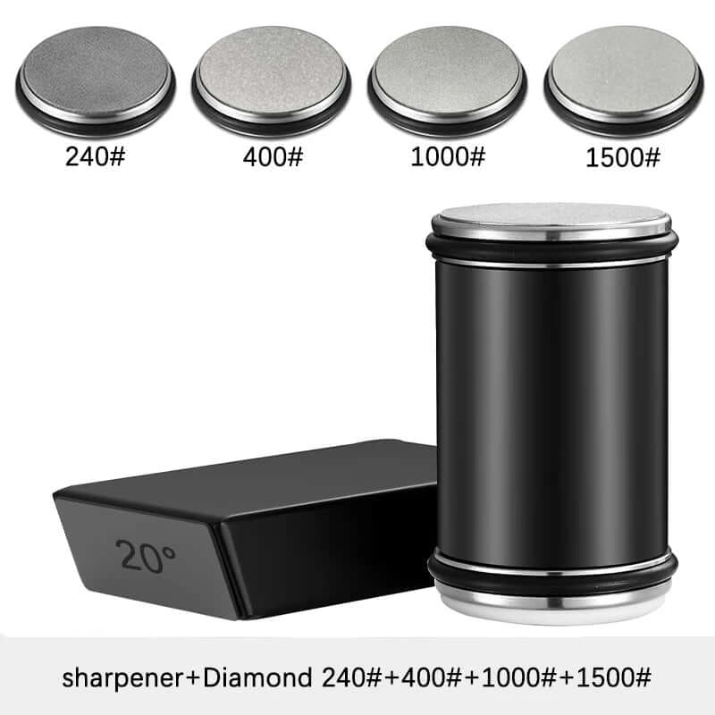 Rolling Knife Sharpener with diamond sharpening surfaces 240