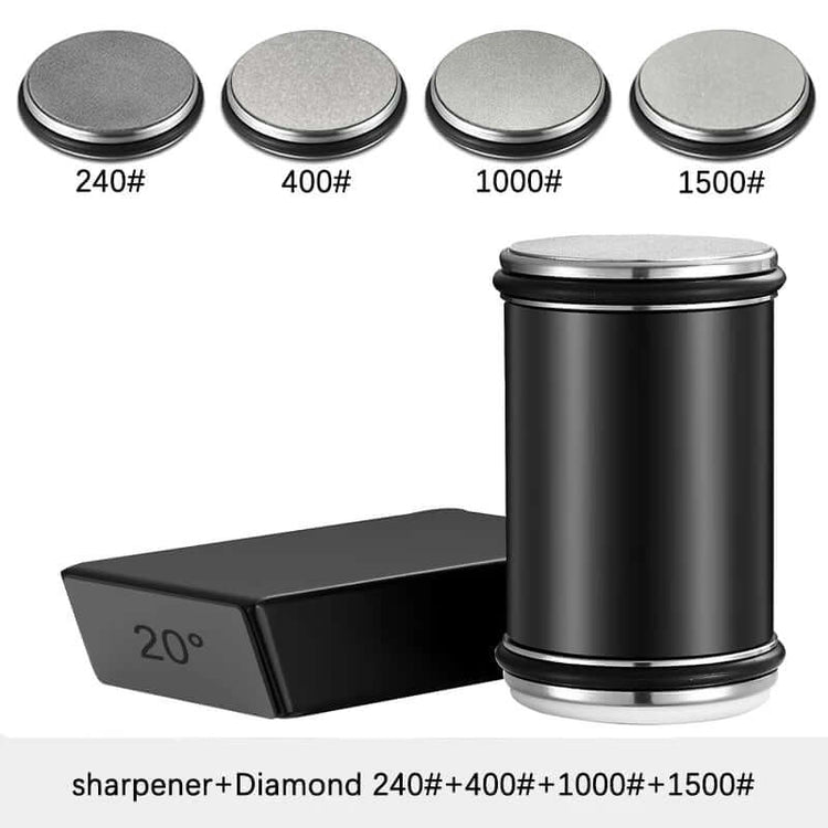 Rolling Knife Sharpener with diamond sharpening surfaces 240