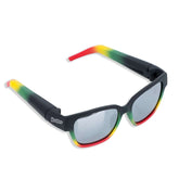 Hidden Storage Sunglasses with colorful frame, featuring secret compartments for discreet storage, style on the outside.