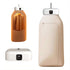 Electric Travel Clothes Dryer showcasing compact design with clothes hanging inside for fast drying anywhere.