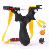 Laser Guided Slingshot with laser sight, advanced features, and included accessories