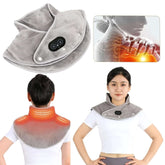 Electric Heated Neck & Shoulder Wrap for warmth and pain relief, featuring adjustable settings and comfortable fit. Ideal for neck tension.