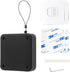 Automatic Door Closer kit with inductive mechanism, no-drill adhesive, and tools for easy installation, pet-proof design.