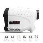 Rangefinder Golf device PRO-GS24 with magnification, slope, speed features for accurate distance measurement.