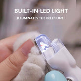 Pet Nail Clipper with Led Light showing built-in LED for safe pet grooming.