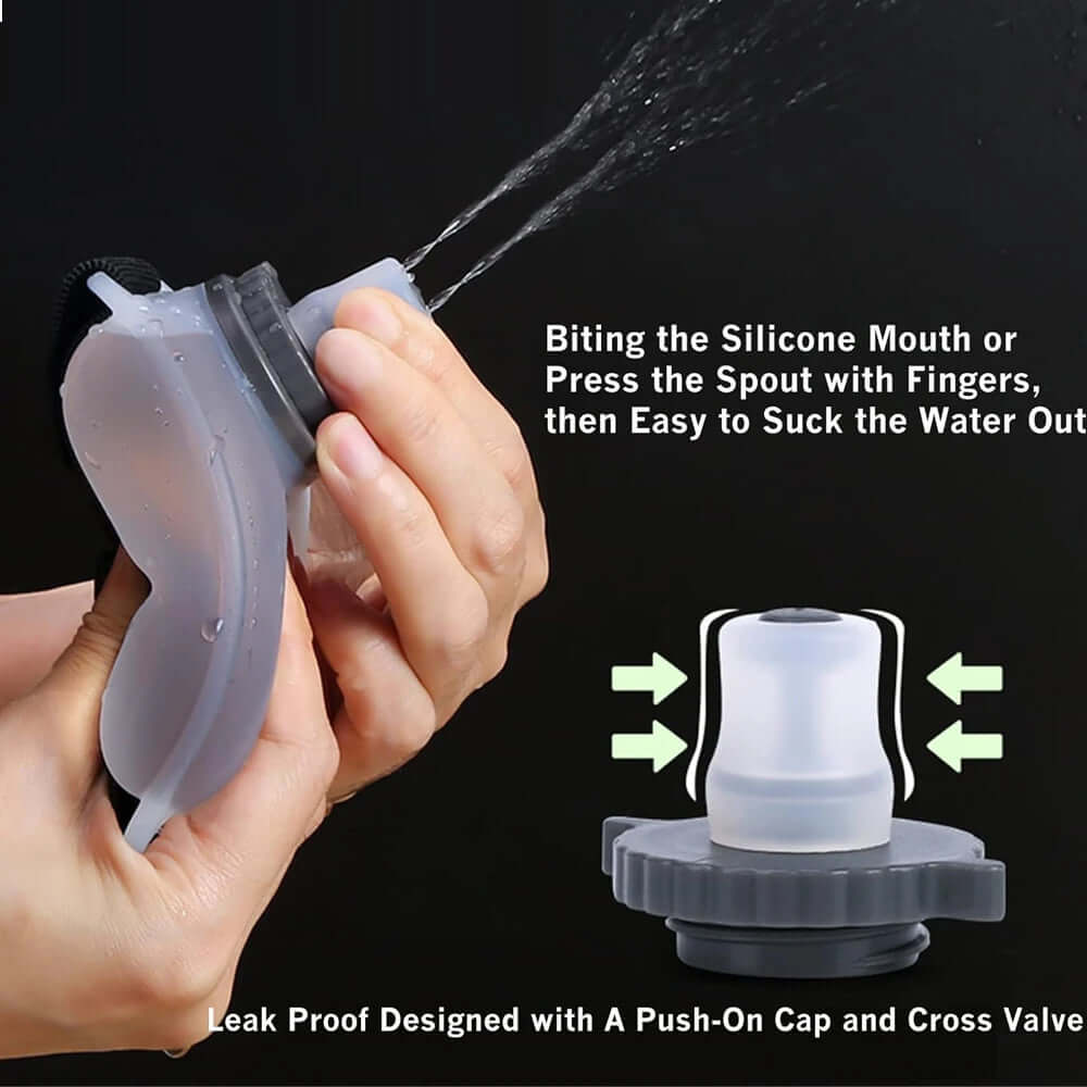 Close-up of the Wrist Water Bottle&