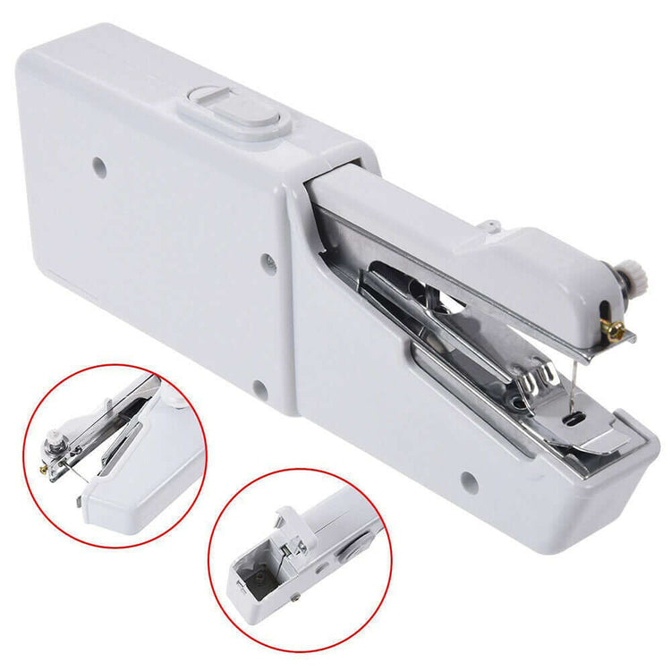 Compact Handheld Sewing Machine for quick mending and repairs anywhere, featuring easy use and portability - ideal for fast fixes.