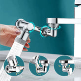 Faucet Extension – 1080° Rotating Faucet Extension Sprayer with dual-mode sink sprayer, shown in use in a modern bathroom.