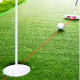 Golf Laser Putting Trainer showing laser line alignment for accurate putting.