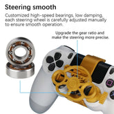Mini Steering Wheel Game Controller Attachment features customized high-speed bearings for smooth operation.