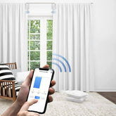 Smart Curtain Robot controlling curtains via smartphone app for automated home convenience