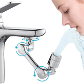Faucet Extension - Rotating Dual-Mode Sink Sprayer for 1080° water rotation, turning a faucet into a spa-like upgrade with no splash.