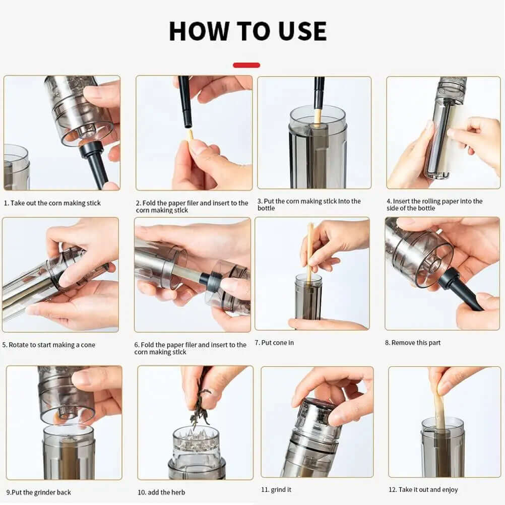Step-by-step guide on how to use the All in One Tobacco Grinder for optimal results.