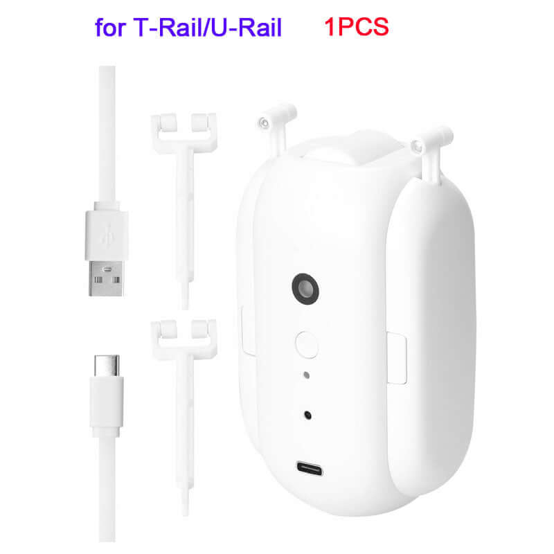 Smart Curtain Robot for T-Rail/U-Rail with USB cables and hooks, 1PCS