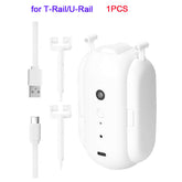 Smart Curtain Robot for T-Rail/U-Rail with USB cables and hooks, 1PCS