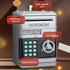 Kids Digital Safe Money Bank features like coin deposit port, roll money entrance, cool lighting, and digital password.