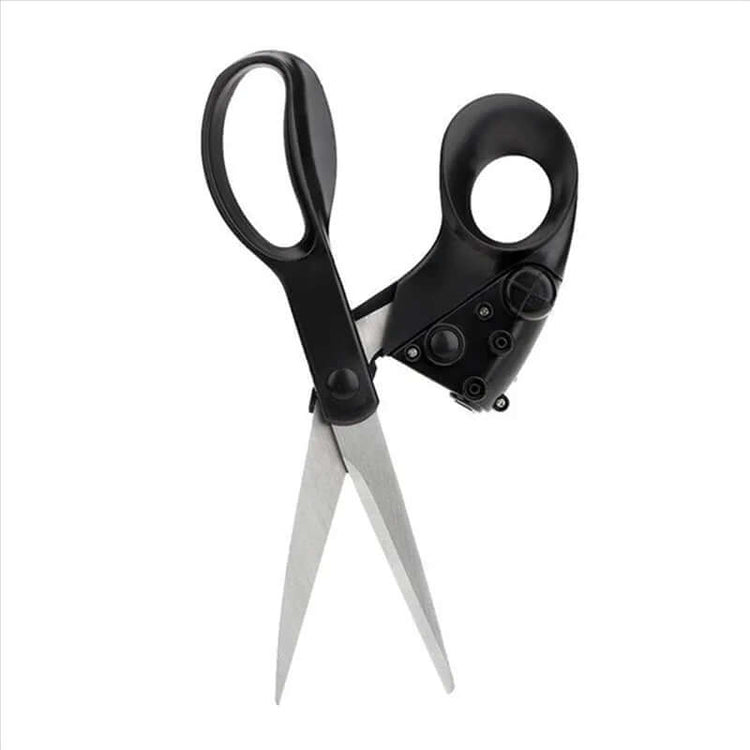 Laser Guided Scissors projecting precise cutting beam for perfect accuracy